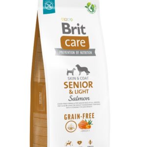 Brit Care Grain-Free Senior & Light Salmon koeratoit 12kg