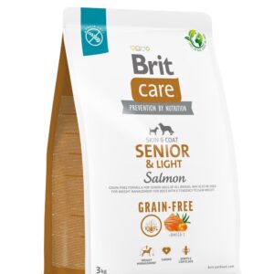 Brit Care Grain-Free Senior & Light Salmon koeratoit 3kg