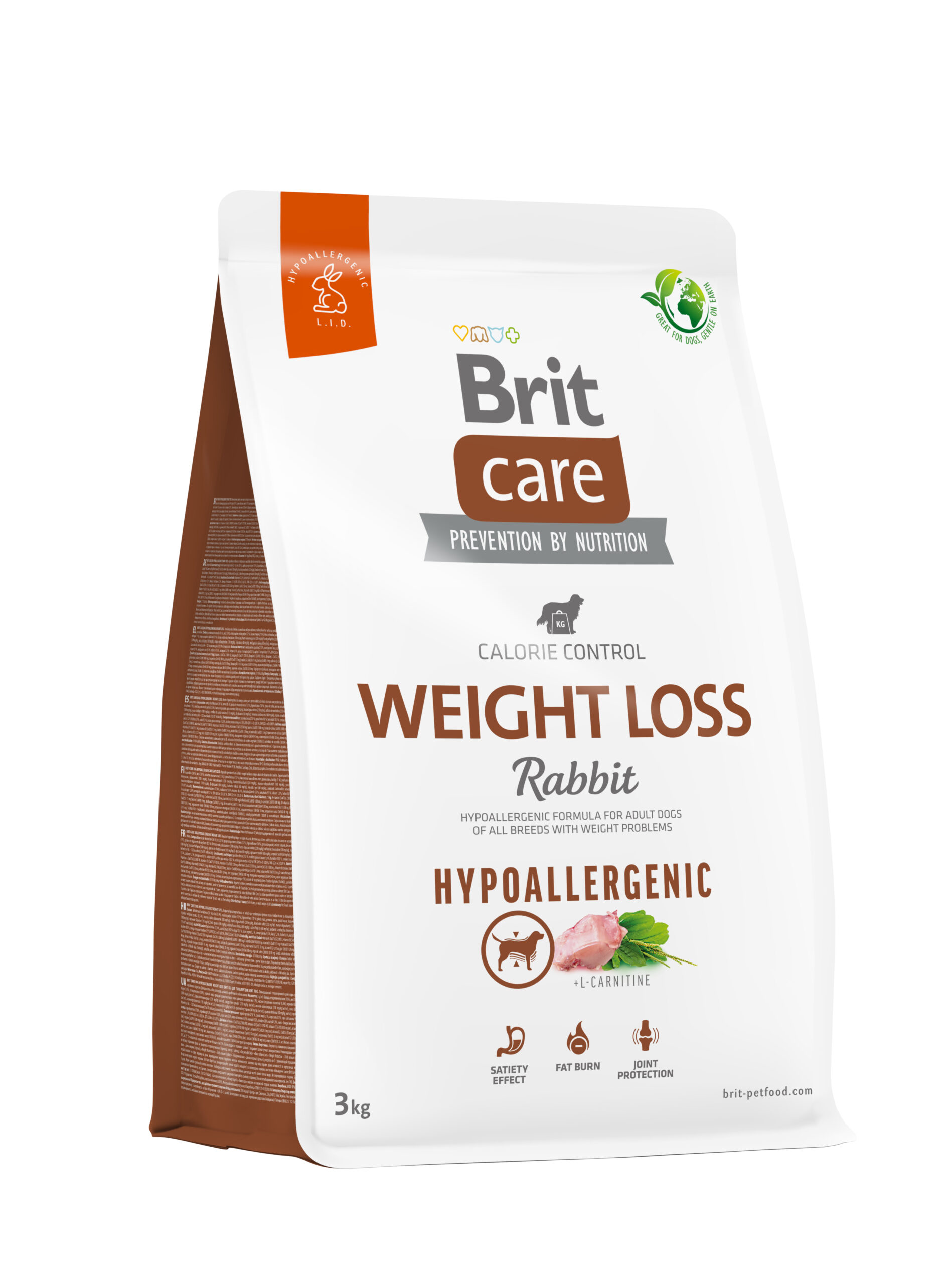 Brit Care Hypoallergenic Weight Loss Rabbit koeratoit 3kg 1 Brit Care Hypoallergenic Weight Loss Rabbit koeratoit 3kg