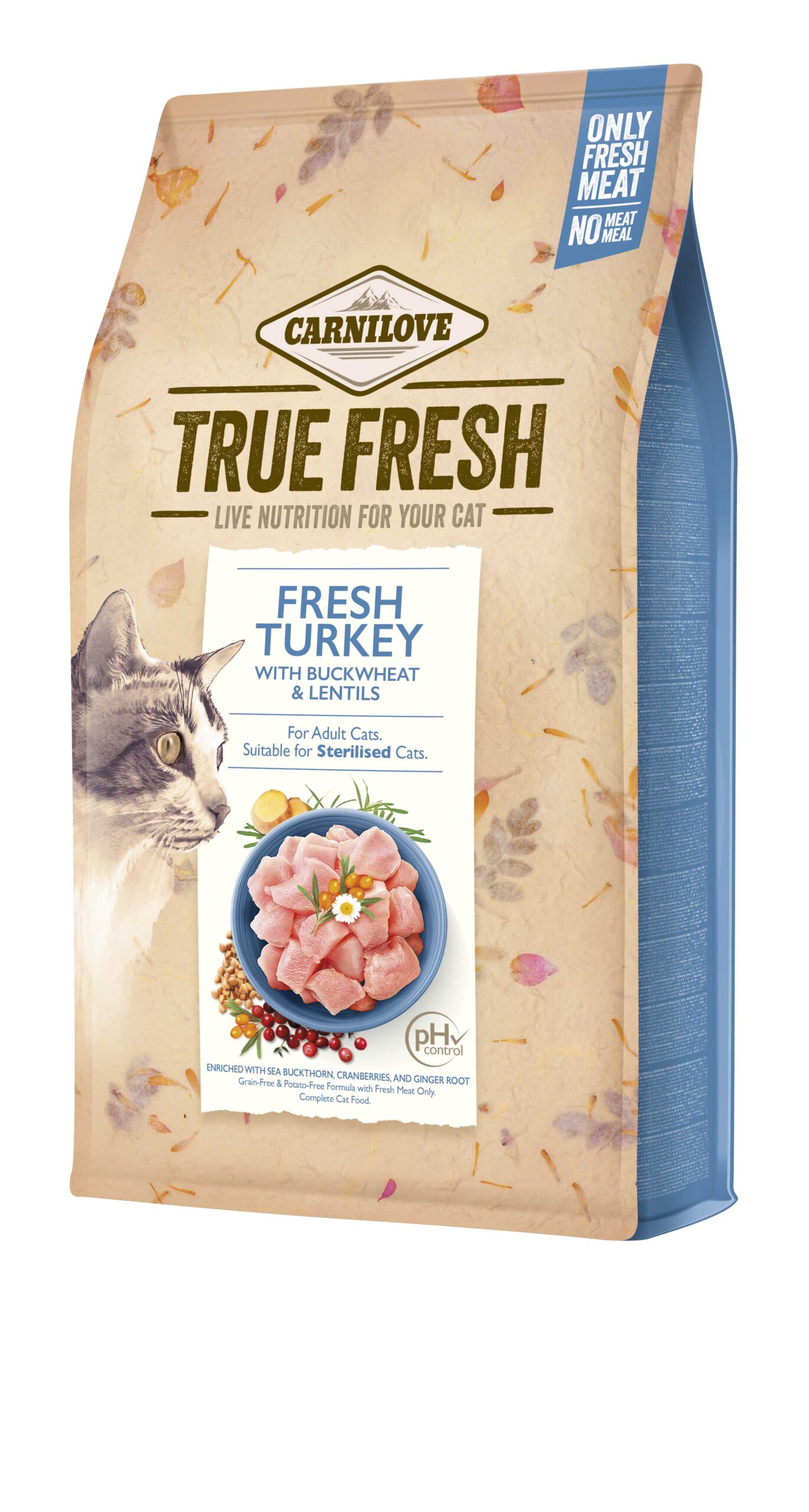 Carnilove True Fresh Cat Turkey kassitoit 340g 1 Carnilove True Fresh Cat Turkey kassitoit 340g
