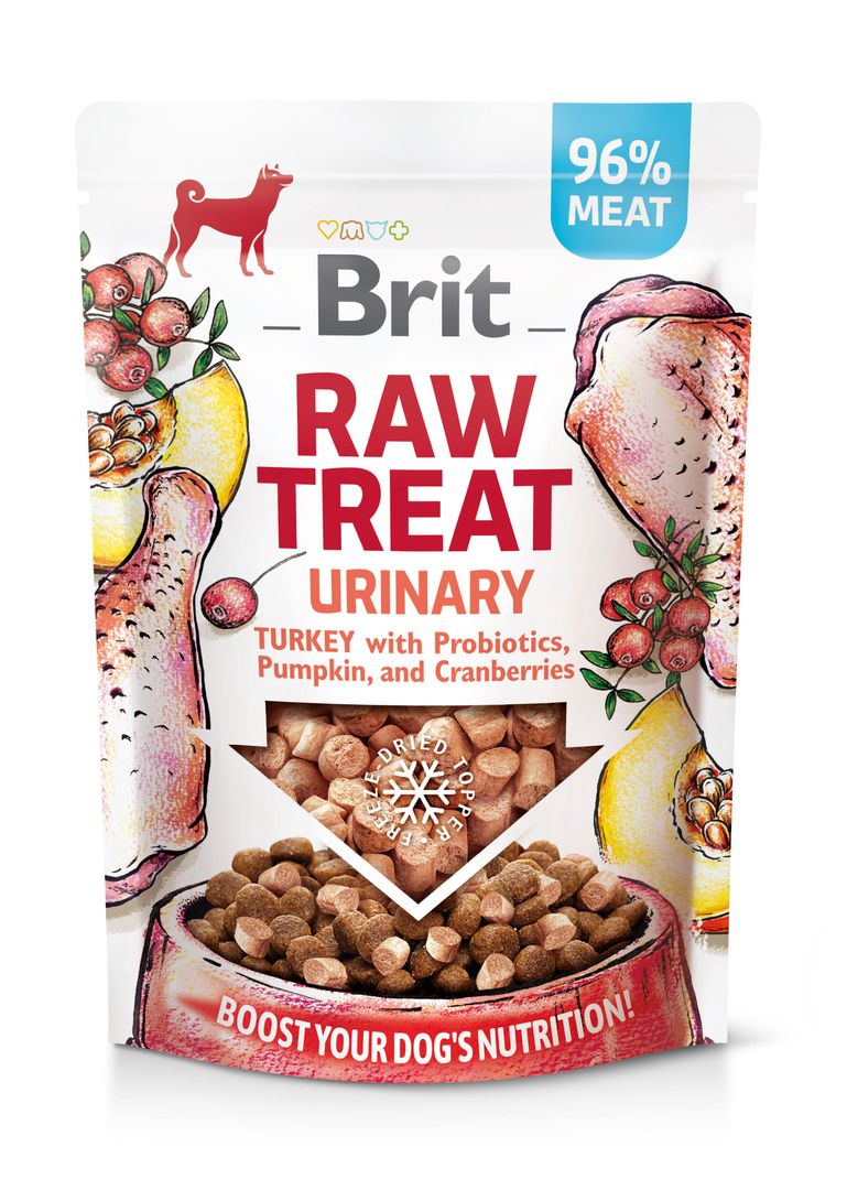 Brit Raw külmkuivatatud maius Urinary koertele 40g 1 Brit Raw külmkuivatatud maius Urinary koertele 40g