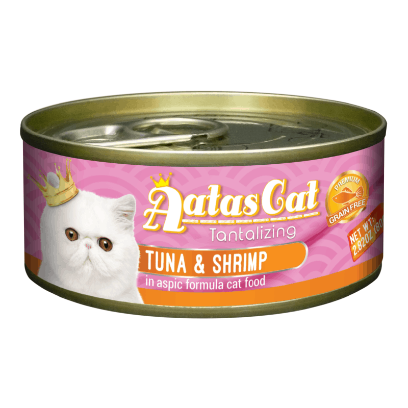 Aatas Cat Tantalizing Tuna & Shrimp konserv kassile 80g 1 Aatas Cat Tantalizing Tuna & Shrimp konserv kassile 80g