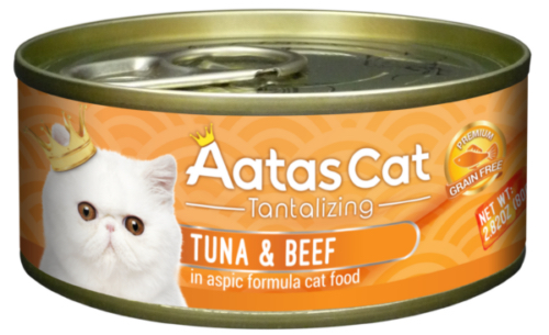 Aatas Cat Tantalizing Tuna & Beef konserv kassidele 80g 1 Aatas Cat Tantalizing Tuna & Beef konserv kassidele 80g