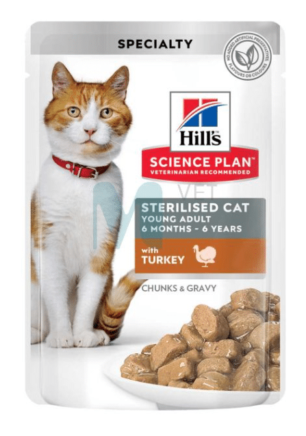 HILLS KASSI EINEKOTIKE YOUNG STERIL KALKUN 85G 1 HILLS KASSI EINEKOTIKE YOUNG STERIL KALKUN 85G