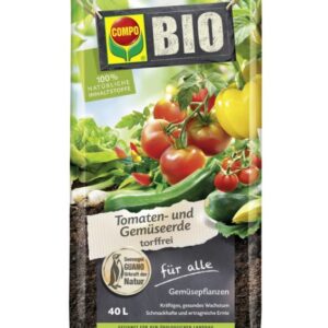 BIO tomati ja köögiviljamuld Compo 40L