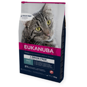 EUKANUBA Adult teraviljavaba lõhega kassidele