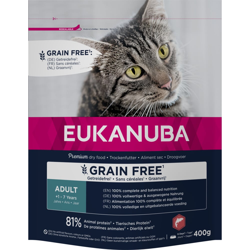 EUKANUBA Adult teraviljavaba lõhega kassidele 3 EUKANUBA Adult teraviljavaba lõhega kassidele - Pilt 3
