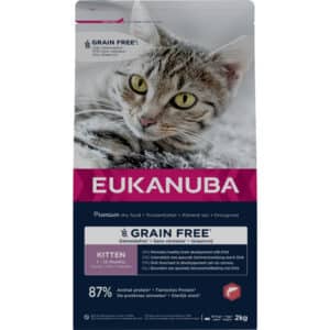 EUKANUBA Kitten teraviljavaba lõhega kassipoegadele