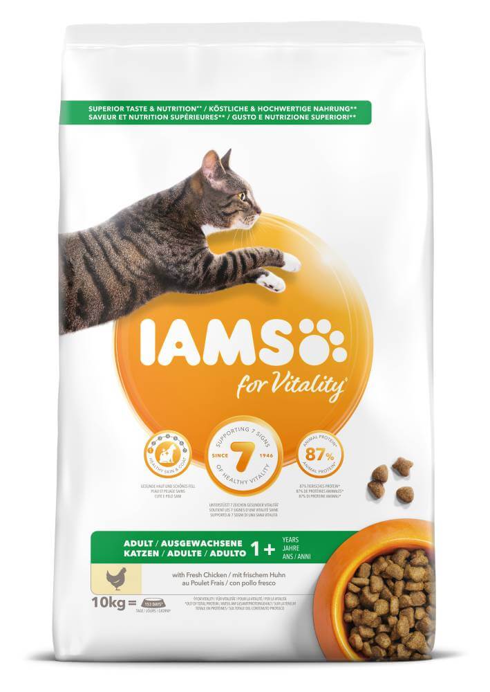 Kuiv täissööt IAMS CAT Adult kanaga 1 Kuiv täissööt IAMS CAT Adult kanaga