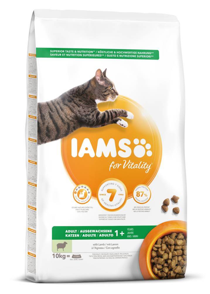 Kuiv täissööt IAMS CAT Adult lambalihaga 1 Kuiv täissööt IAMS CAT Adult lambalihaga