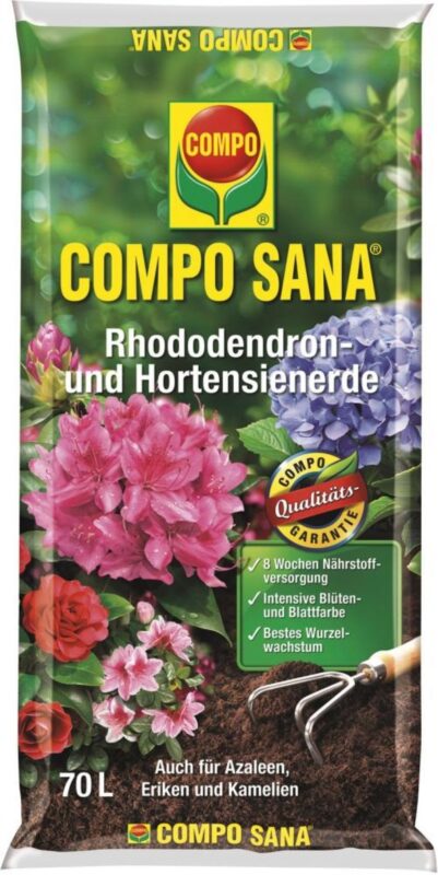 Rodo ja hortensiamuld Compo 70L 1 Rodo ja hortensiamuld Compo 70L
