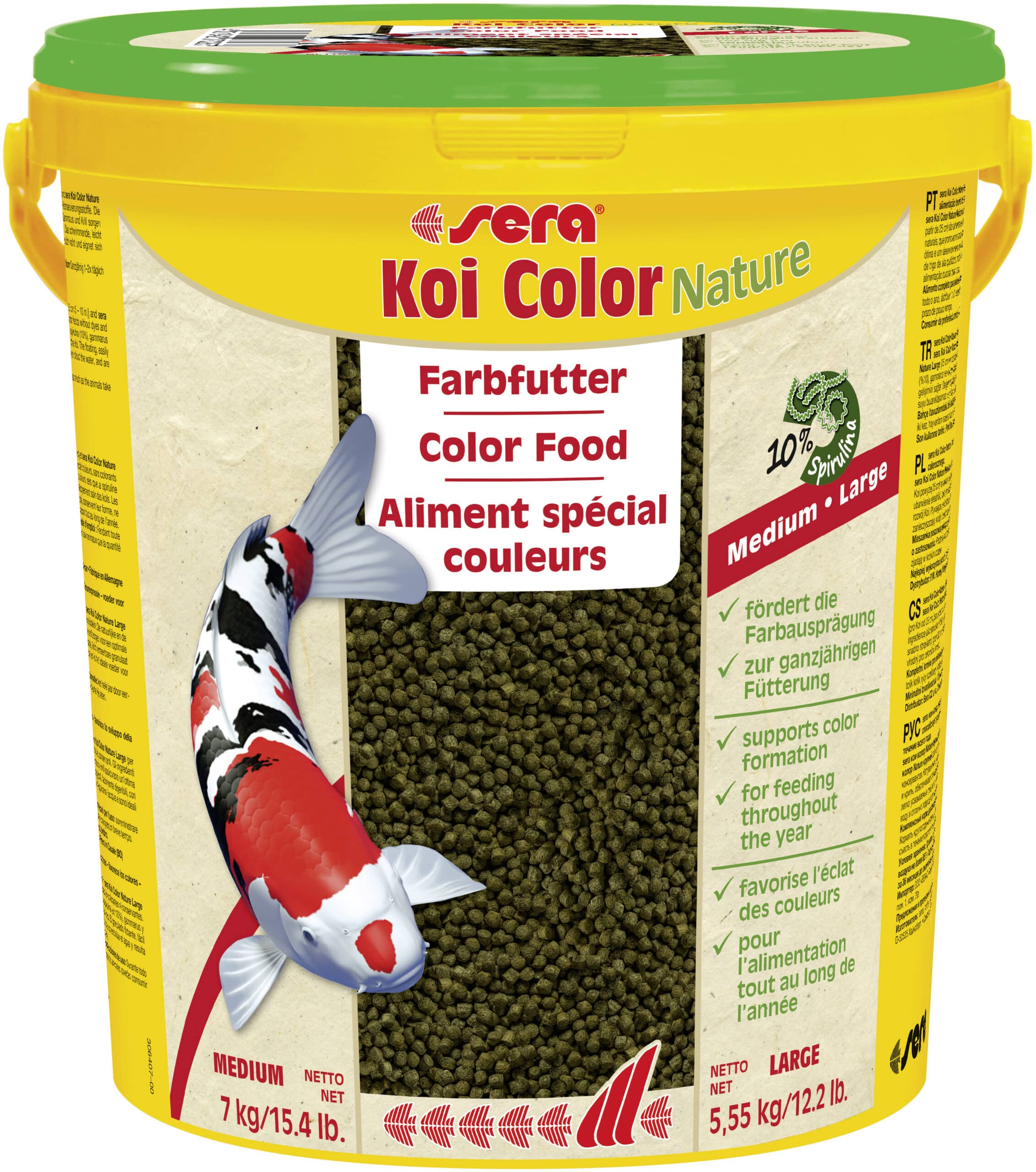 Sera Koi Color Nature Large 21L 1 Sera Koi Color Nature Large 21L