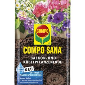 Spetsiaalne rõdulillede muld hüdrogeeliga Compo 50L