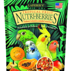NUTRI-BERRIES LINDUDE TÄISSÖÖT TROPICAL FRUIT COCKATIEL 284G