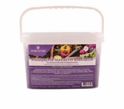 Pikaajaline aiaväetis koduaeda Horticom 5kg 1 Pikaajaline aiaväetis koduaeda Horticom 5kg