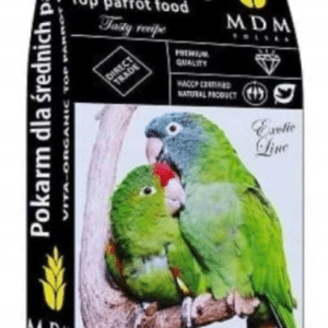 MDM Keskmistele papagoidele VITA-ORGANIC ilma päevalilleta 10kg MDM Keskmistele papagoidele VITA-ORGANIC 10kg