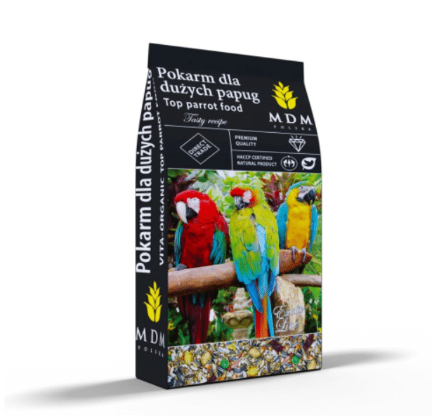 MDM Suurtele papagoidele VITA-ORGANIC 10kg 1 MDM Suurtele papagoidele VITA-ORGANIC 10kg