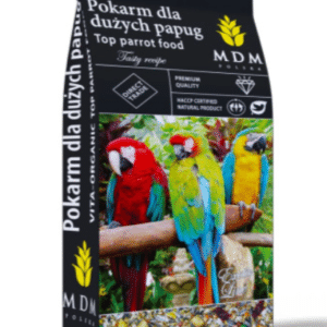 MDM Suurtele papagoidele VITA-ORGANIC kuivatatud puu- ja juurviljadega 10kg. MDM SUUR PAPAGOID EXOTIC VITA-ORGANIC