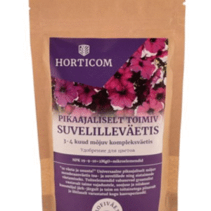 Pikaajaliselt toimiv suvelilleväetis Horticom 250g