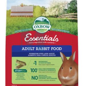 Oxbow essentials täiskasvanud küüliku täissööt 2.5kg Oxbow Essentials küülikutoit täiskasvanud küülikutele