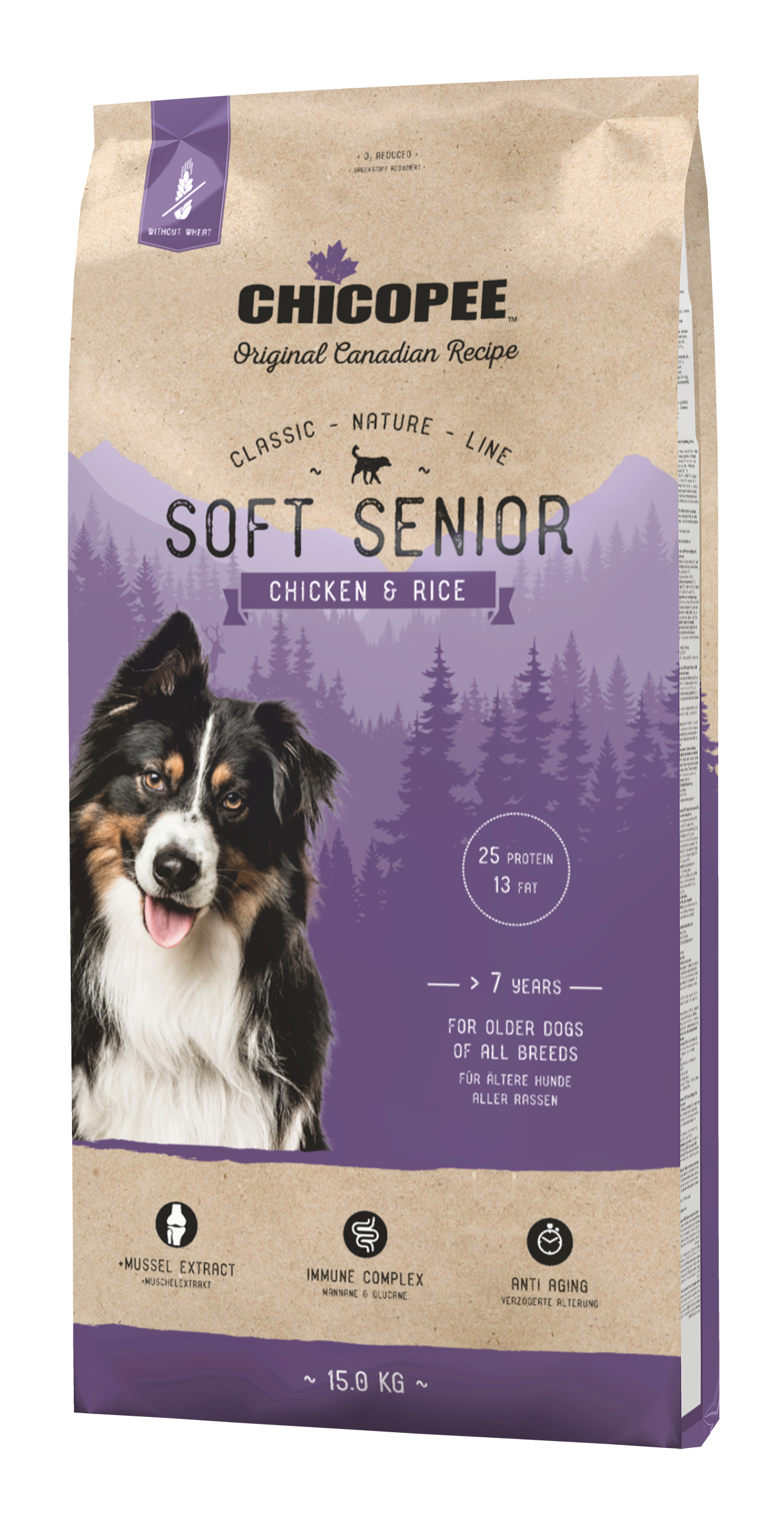 Chicopee CNL Soft Senior Chicken & Rice koeratoit 15kg 1 Chicopee CNL Soft Senior Chicken & Rice koeratoit 15kg