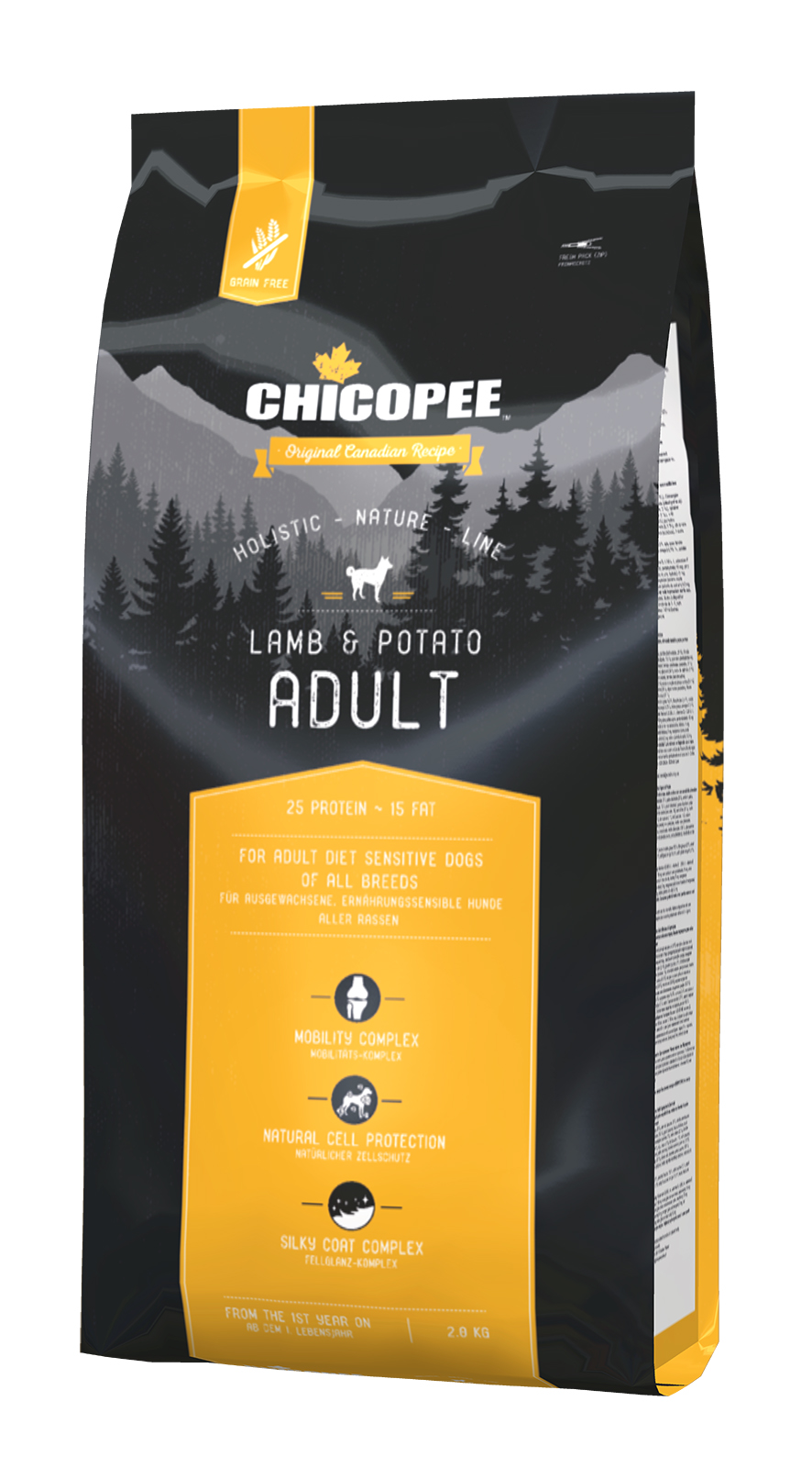 Chicopee HNL Adult Lamb & Potato koeratoit 2kg 1 Chicopee HNL Adult Lamb & Potato koeratoit 2kg