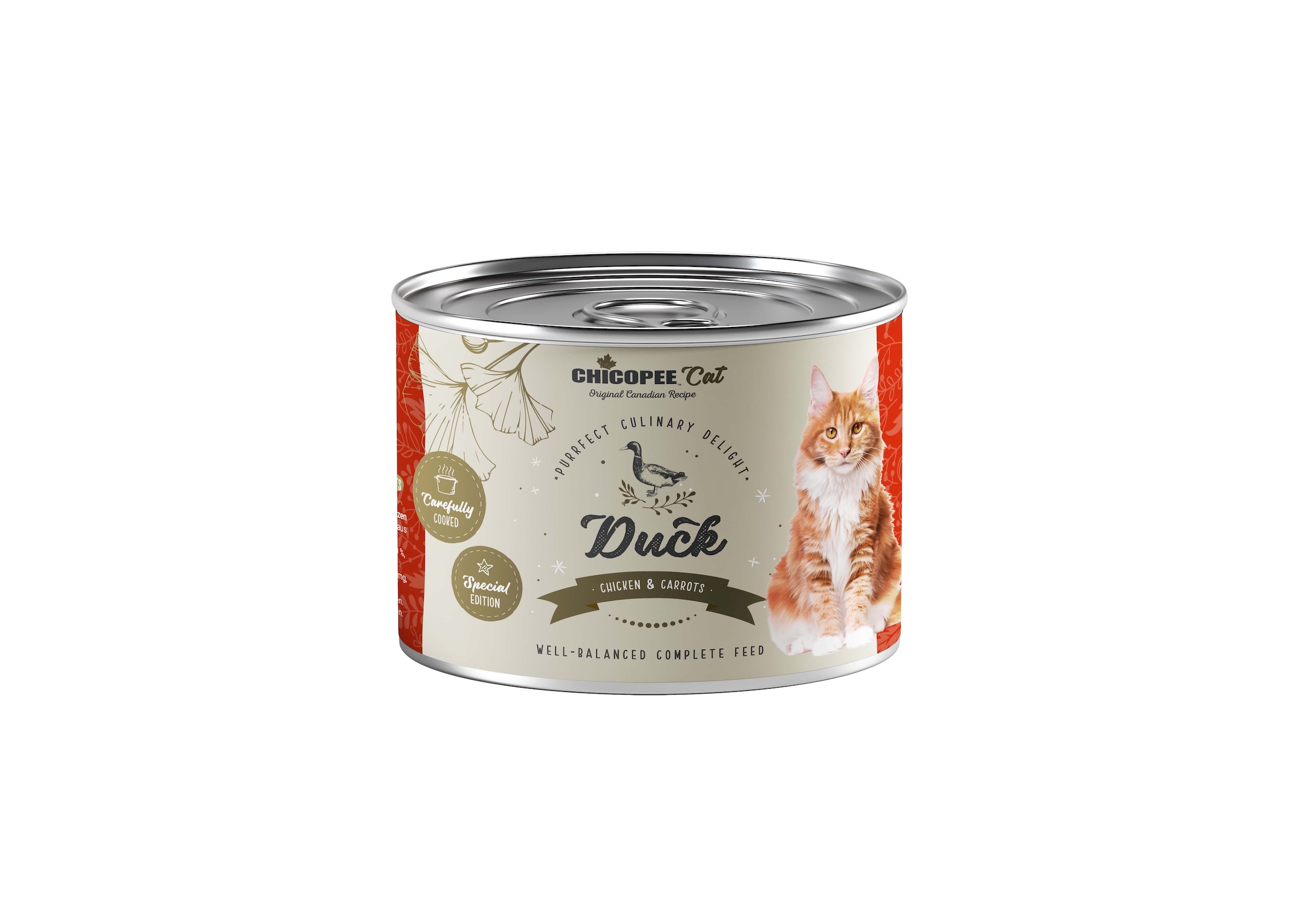 Chicopee Gourmet Special Duck & Chicken konserv kassidele 195g 1 Chicopee Gourmet Special Duck & Chicken konserv kassidele 195g