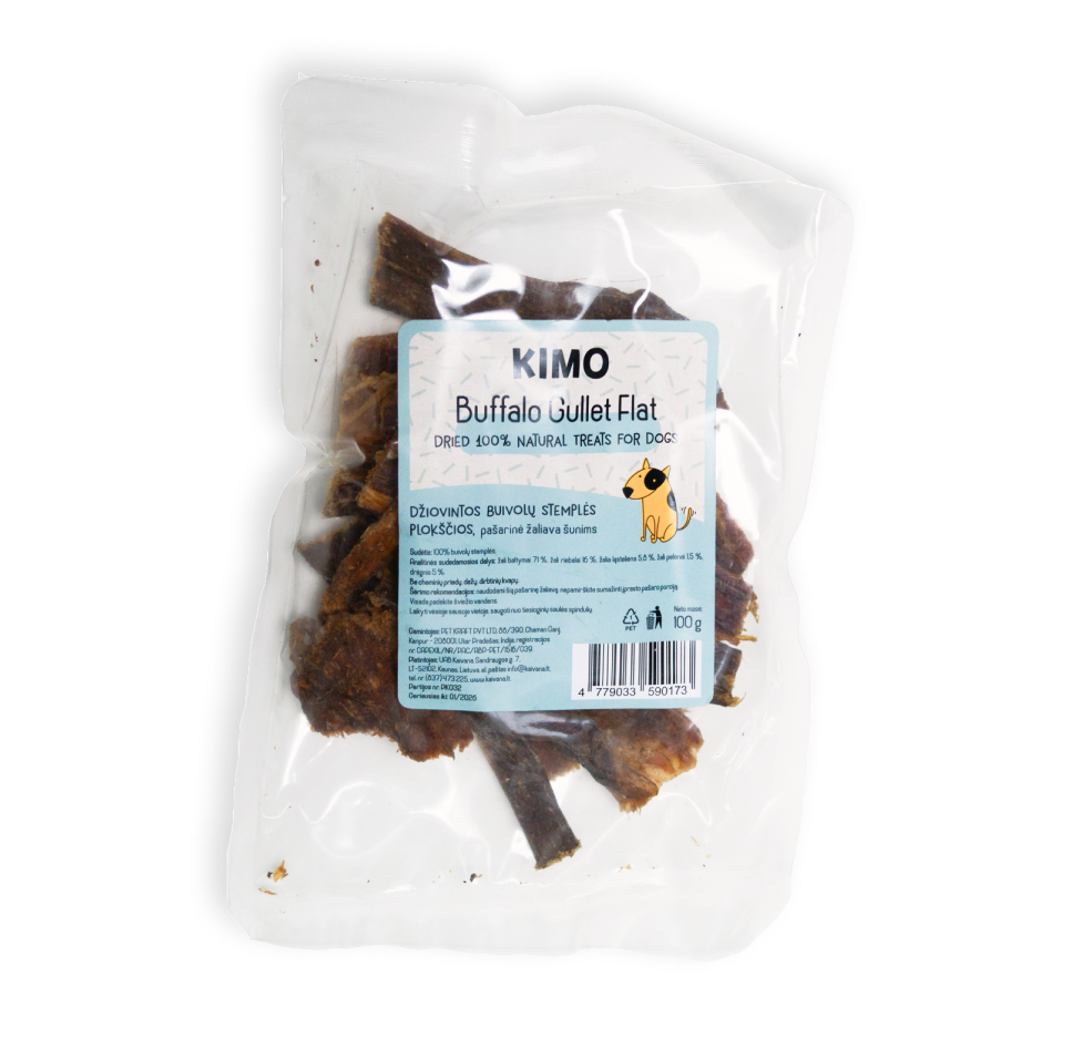 Kimo pressitud pühvli söögitoru 100g 1 Kimo pressitud pühvli söögitoru 100g