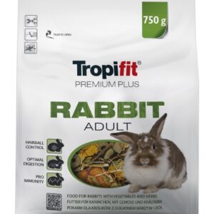 Tropifit Premium Plus Rabbit täissööt küülikutele 750g