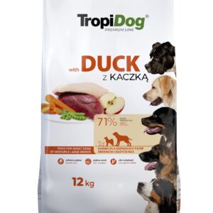 TropiDog Premium Duck with Rice koertoit 12kg
