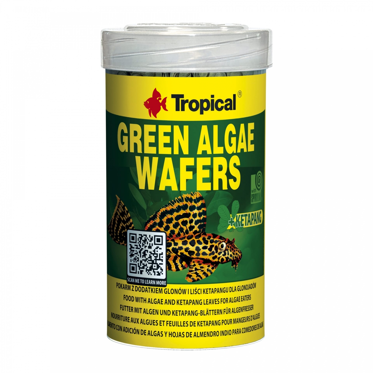 Tropical Green Algae Wafers kalatoit 45g / 100ml 1 Tropical Green Algae Wafers kalatoit 45g / 100ml