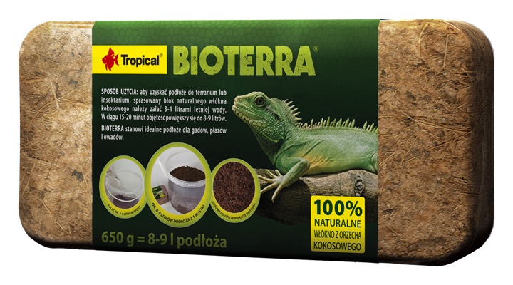 Tropical Bioterra kookoskiust allapanu 650g 1 Tropical Bioterra kookoskiust allapanu 650g
