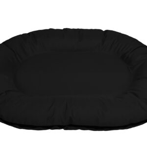 Cazo Oval Bed must pesa koertele 60x80x14cm