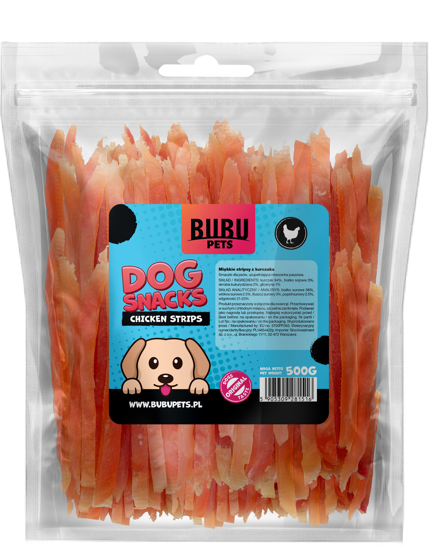 Bubu Pets koeramaius kanaribad 500g 1 Bubu Pets koeramaius kanaribad 500g