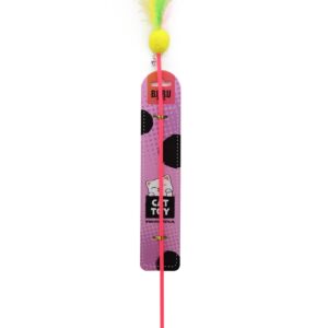 Bubu Pets kassiõng palli ja sulega 57cm (assortii)