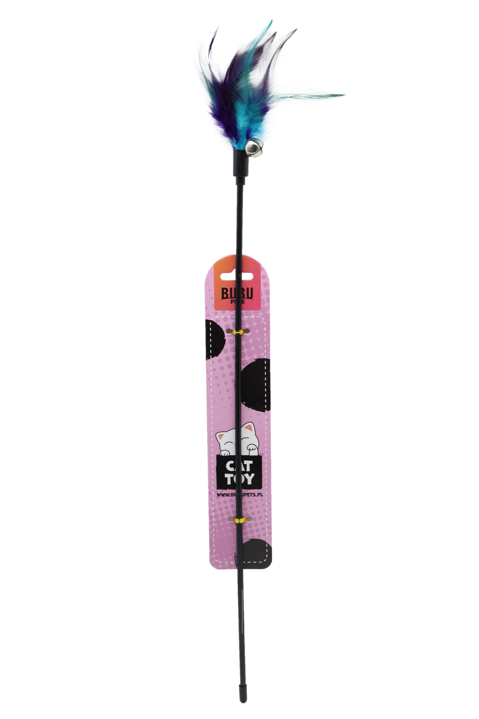 Bubu Pets kassiõng värviliste sulgedega 55cm (assortii) 1 Bubu Pets kassiõng värviliste sulgedega 55cm (assortii)