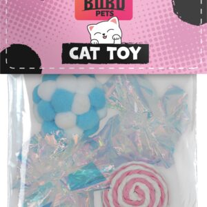 Bubu Pets erinevad pallid kassidele 4tk