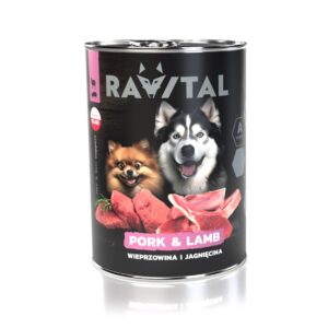 Ravital Pork & Lamb konserv koerale 800g