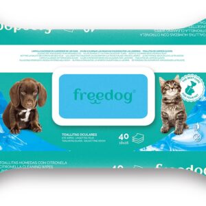 Freedog silmapuhastuslapid 40tk 28x18cm