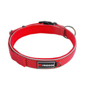 Freedog Extreme nailonist punane kaelarihm koerale 15mm x 25-36cm