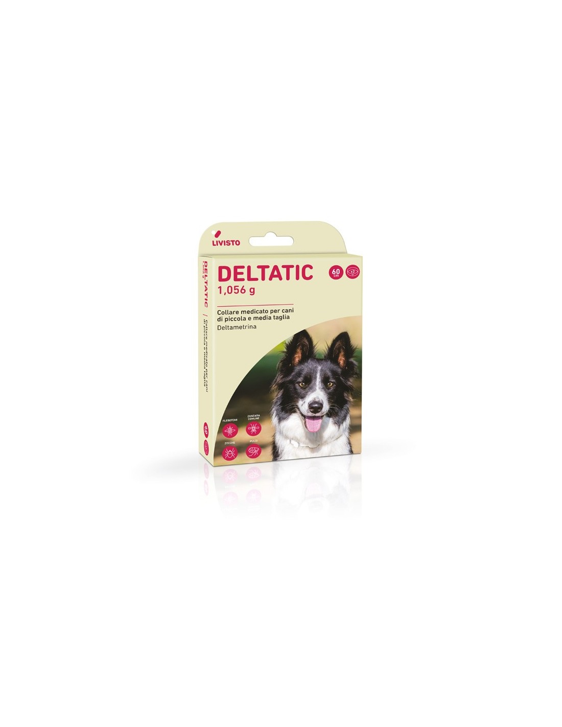 Livisto Deltatic koeraparasiidi kaelarihm 60cm 2tk 1 Livisto Deltatic koeraparasiidi kaelarihm 60cm 2tk