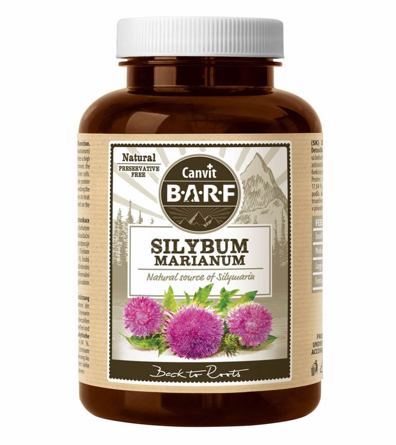 Canvit Silybum Marianum toidulisand koertele 160g 1 Canvit Silybum Marianum toidulisand koertele 160g