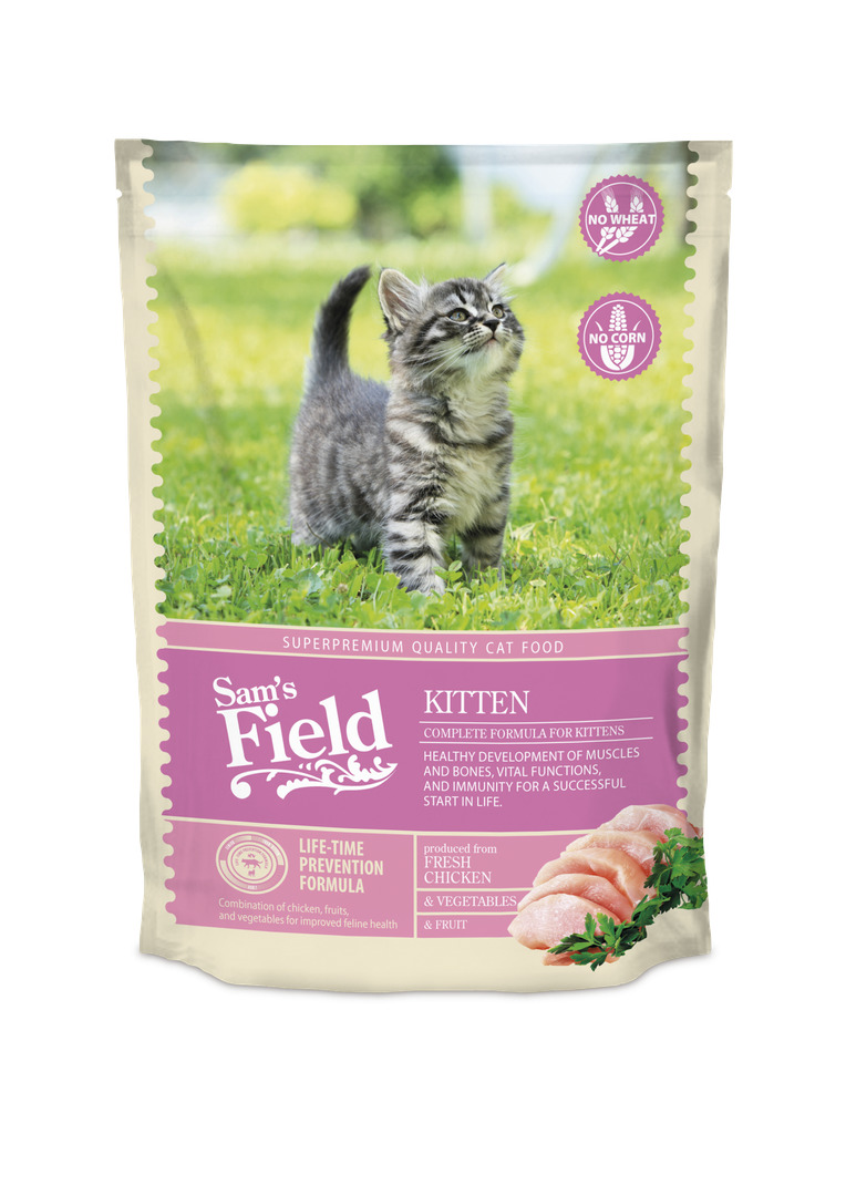 Sam's Field Kitten kassitoit 0,4kg 1 Sam's Field Kitten kassitoit 0,4kg