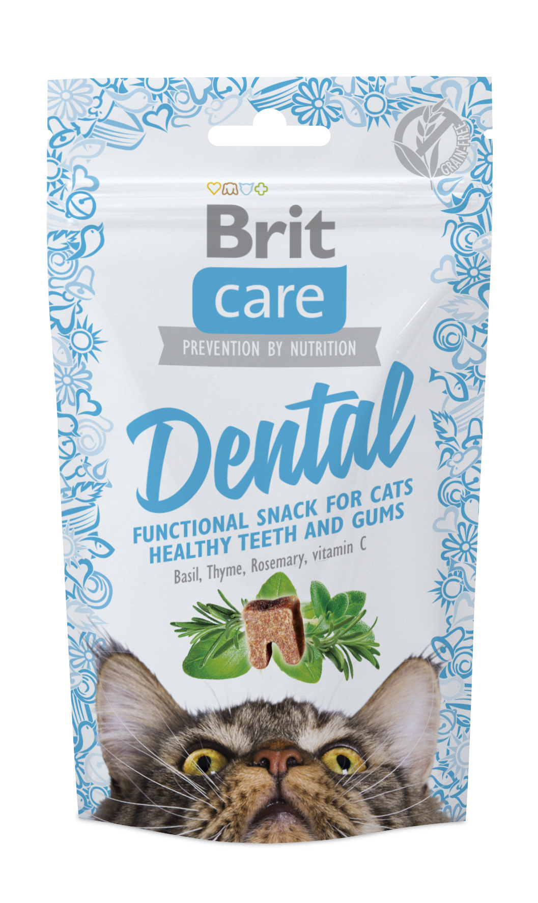 Brit Care Dental maiused kassile 50g 1 Brit Care Dental maiused kassile 50g