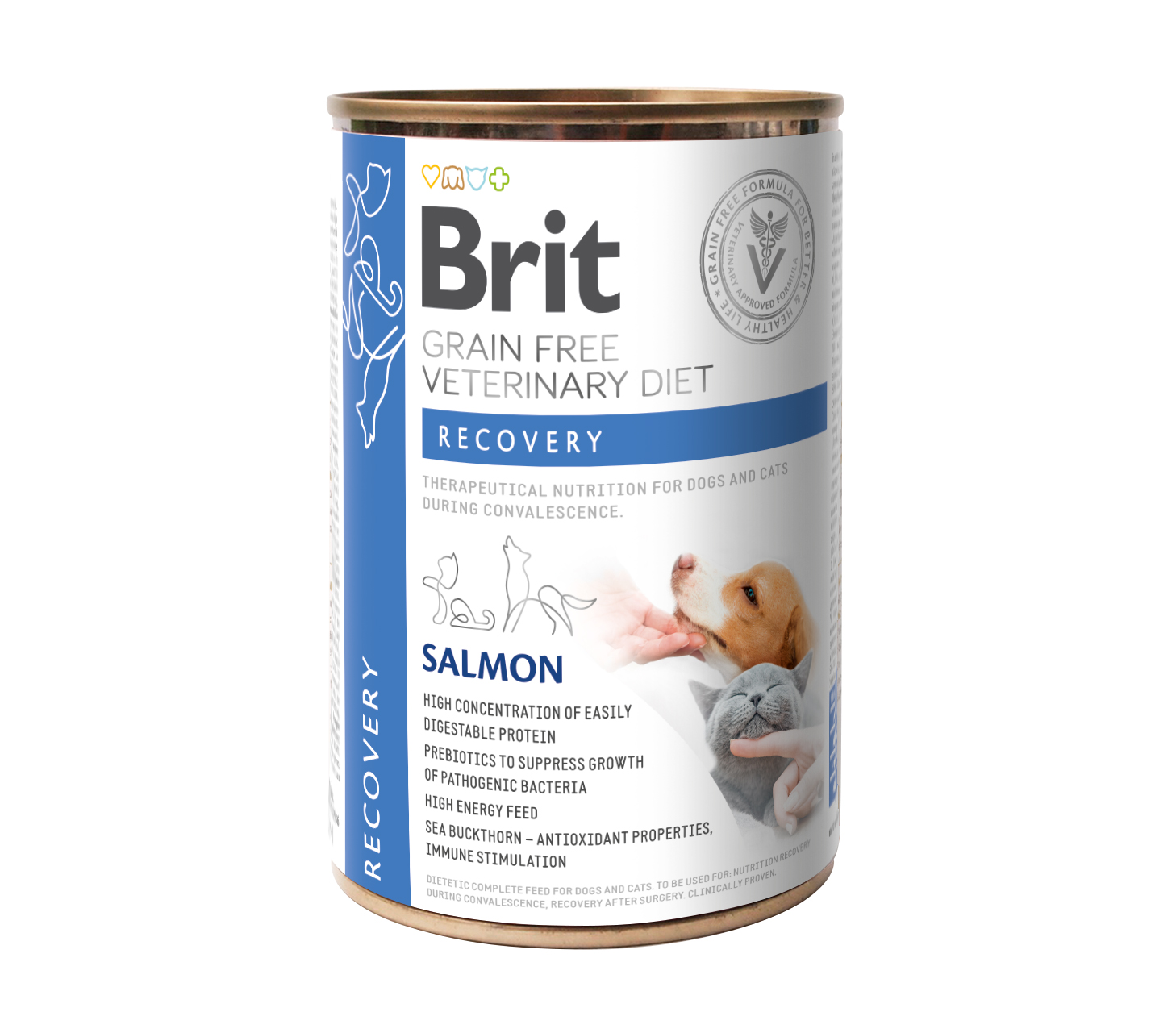 Brit Veterinary Diet Recovery konserv koertele ja kassidele 400g 1 Brit Veterinary Diet Recovery konserv koertele ja kassidele 400g