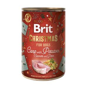 Brit Care Christmas Mono Protein Carp konserv koertele 400g