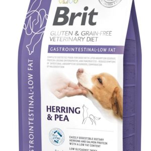 Brit Veterinary Diet Gastrointestinal - Low Fat erisööt koertele 2kg