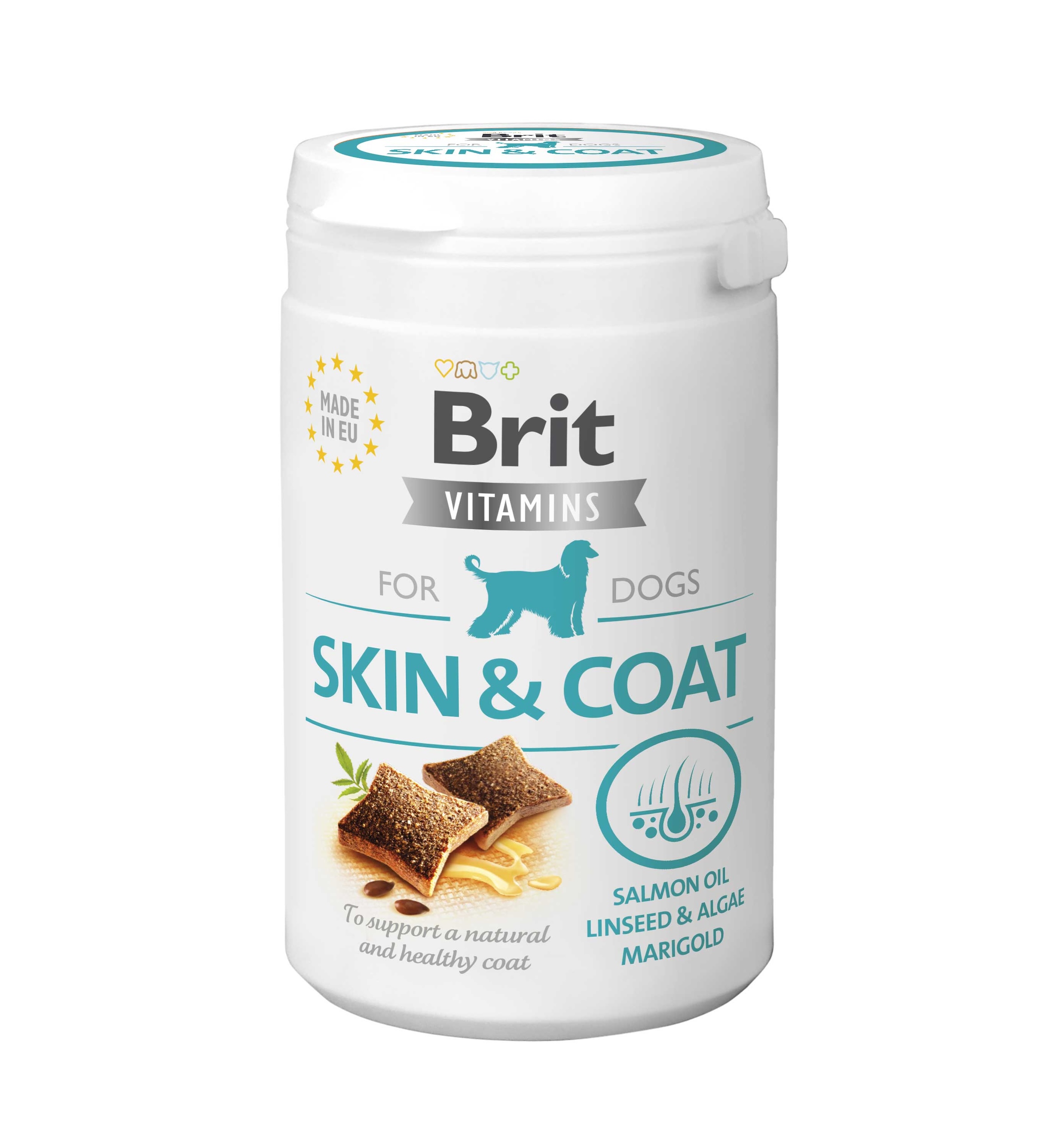 Brit Vitamins Skin & Coat toidulisand koertele 150g 1 Brit Vitamins Skin & Coat toidulisand koertele 150g