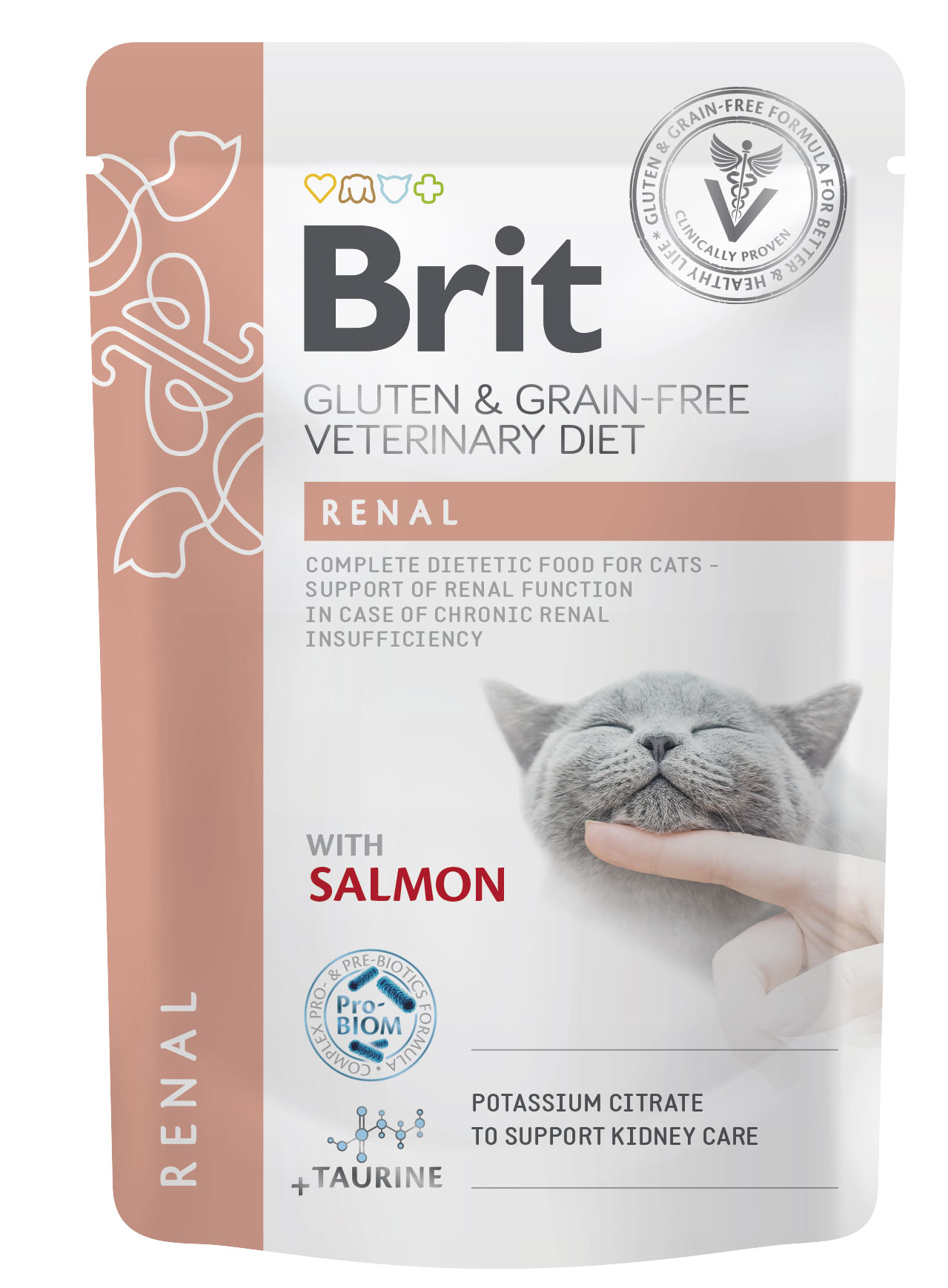 Brit Veterinary Diet Renal märgtoit kassidele 85g 1 Brit Veterinary Diet Renal märgtoit kassidele 85g