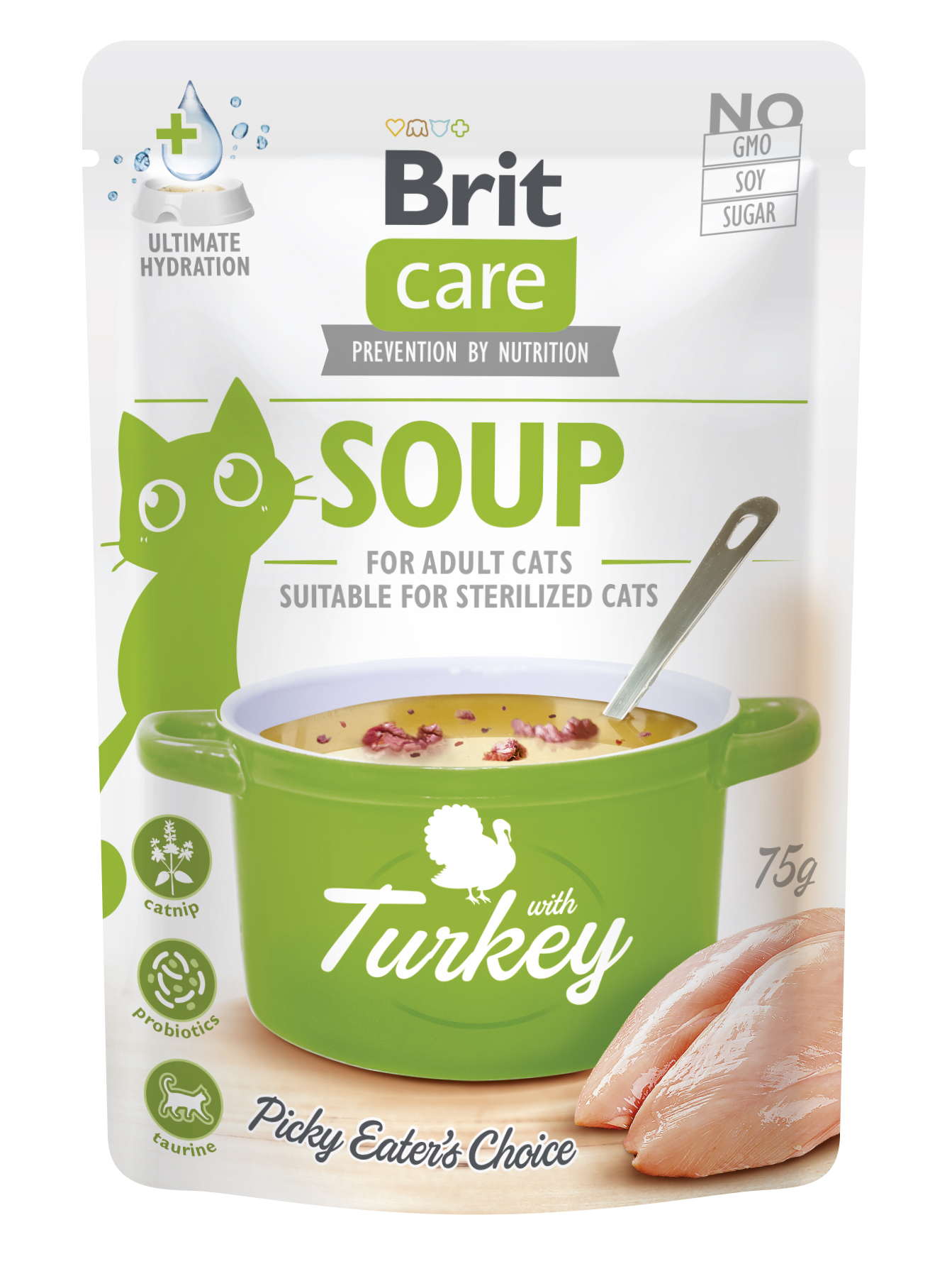 Brit Care Soup with Turkey kalkunisupp kassidele 75g 1 Brit Care Soup with Turkey kalkunisupp kassidele 75g